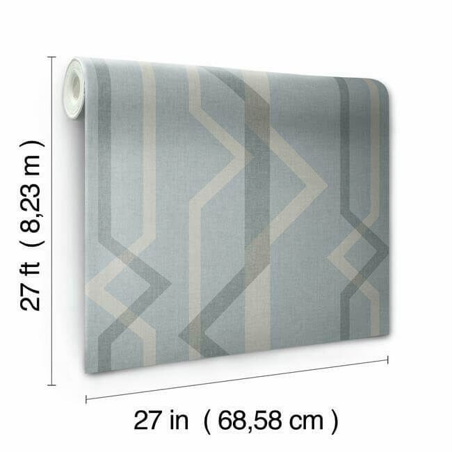 shape-shifter-blue-wallpaper-york-wallcoverings-gm7601 - York Wallpaper Wallpaper