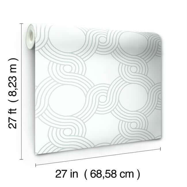 the-twist-grey-wallpaper-york-wallcoverings-gm7597 - York Wallcoverings Wallpaper