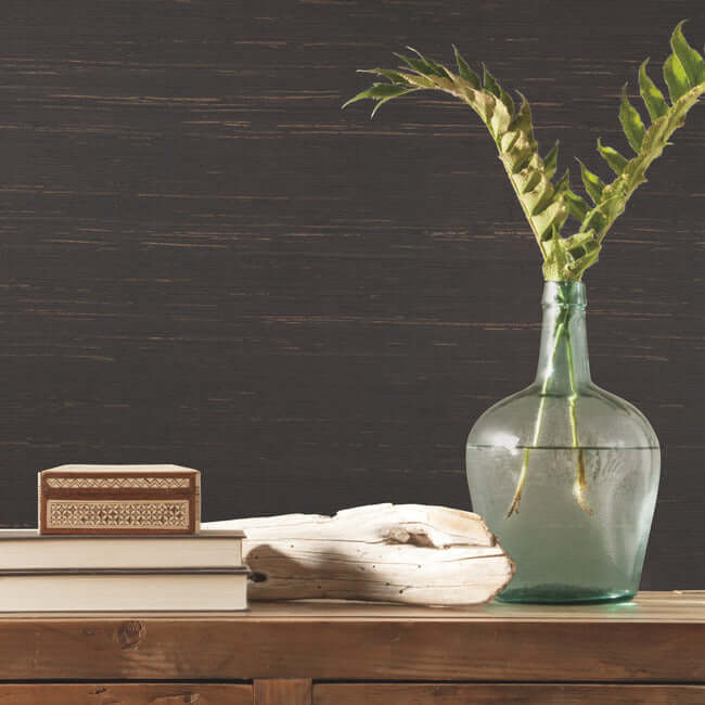 inked-grass-charcoal-wallpaper-york-wallcoverings-vg4415 - York Wallpaper Wallpaper