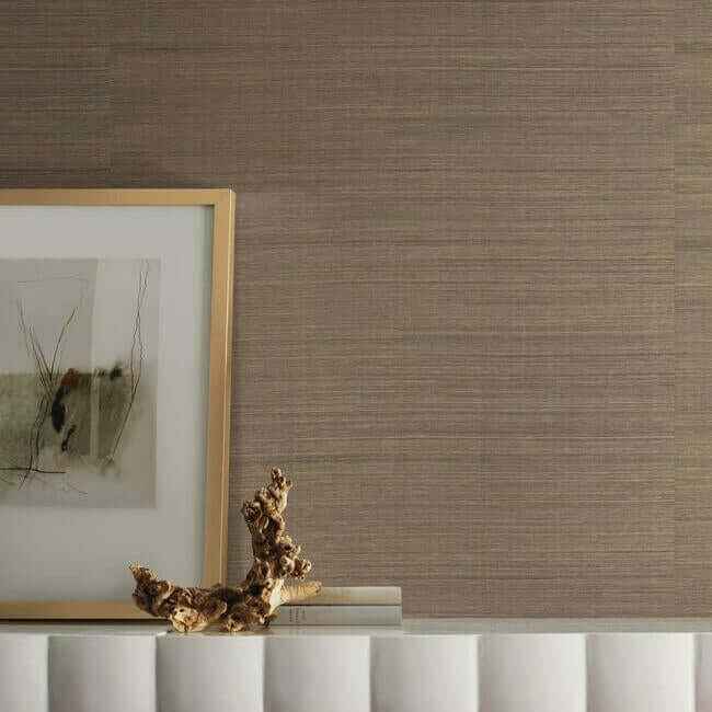 Multi Grass Brown Wallpaper - York Wallcoverings - VG4408 - York Wallcoverings Wallpaper