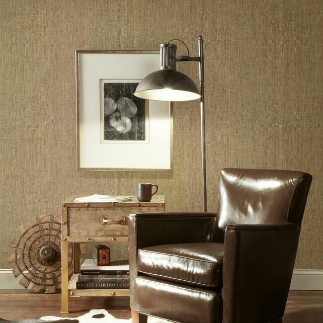 woven-crosshatch-wallpaper-charcoal-beige-york-wallcoverings-vg4423
