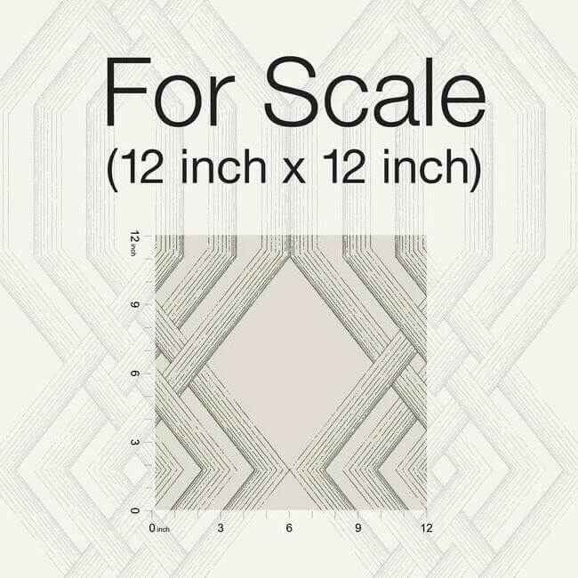 Etched Lattice Grey Wallpaper - York Wallcoverings - TL1911 - York Wallcoverings Wallpaper