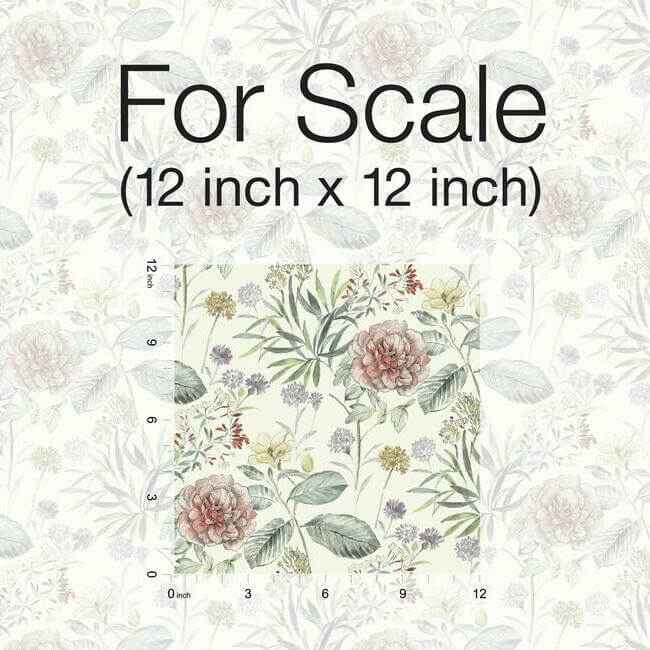 Midsummer Floral Coral Wallpaper - York Wallcoverings - TL1919 - York Wallcoverings Wallpaper
