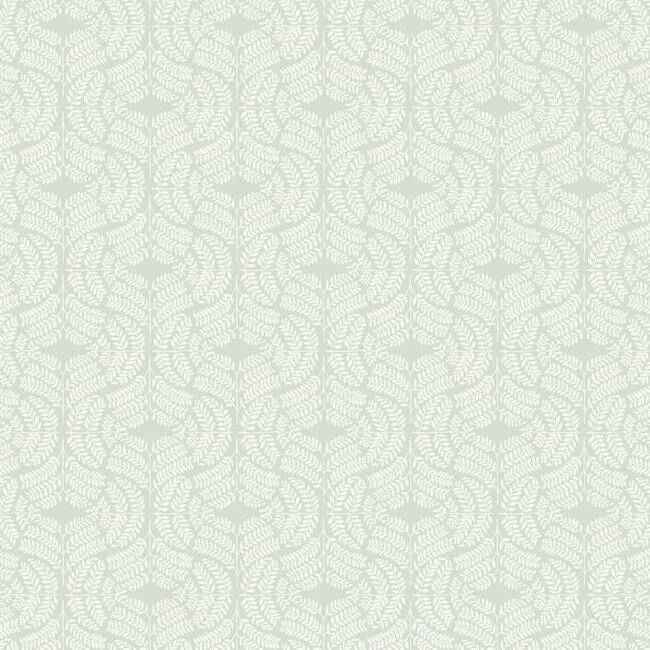 Fern Tile Light Grey Wallpaper - York Wallcoverings - TL1945