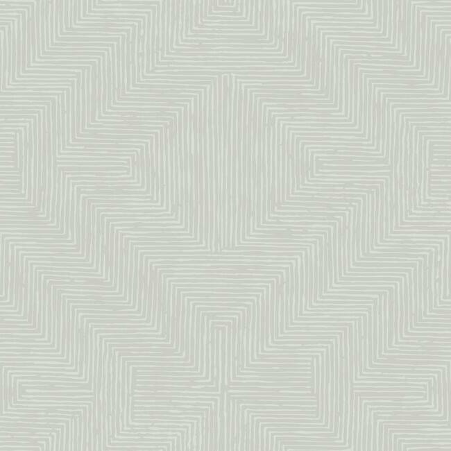 Diamond Channel Light Grey Wallpaper - York Wallcoverings - TL1992 - York Wallcoverings Wallpaper