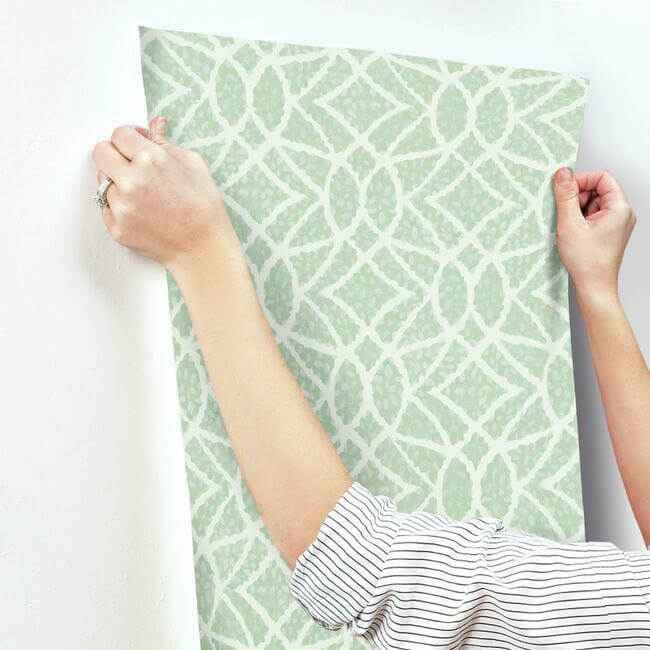 Boxwood Garden Teal Wallpaper - York Wallcoverings - GR5973 - York Wallcoverings Wallpaper