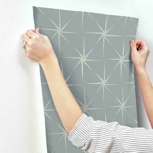 Evening Star Blue Wallpaper - York Wallcoverings - GR5945 - York Wallcoverings Wallpaper