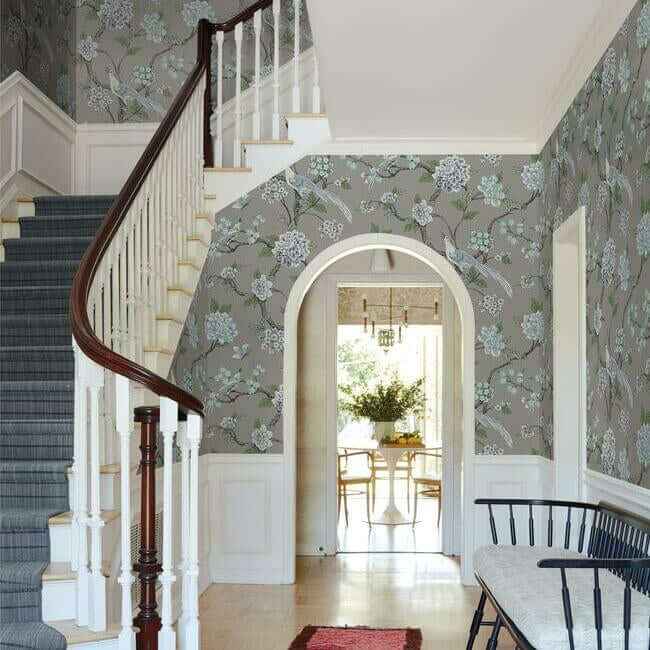 Fanciful Grey Wallpaper - York Wallcoverings - GR5933
