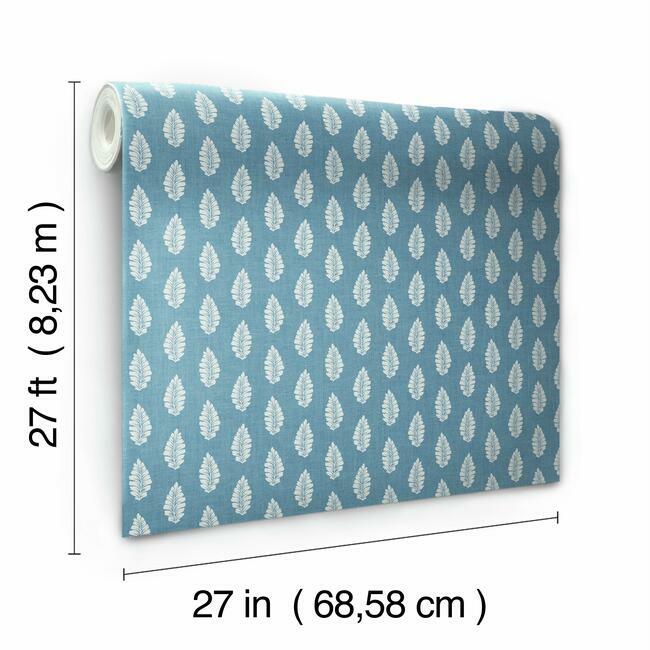 leaf-pendant-wallpaper-blue-york-wallcoverings-gr5963