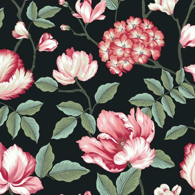 morning-garden-wallpaper-black-york-wallcoverings-gr5901