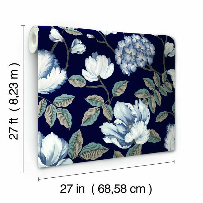 morning-garden-wallpaper-navy-york-wallcoverings-gr5902