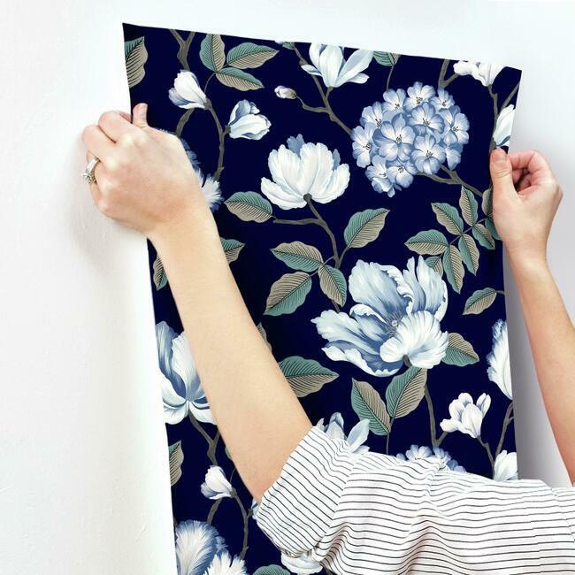 morning-garden-wallpaper-navy-york-wallcoverings-gr5902