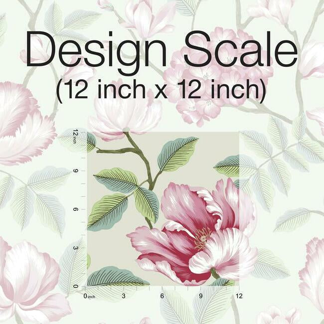 morning-garden-wallpaper-taupe-york-wallcoverings-gr5905 - York Wallcoverings Wallpaper