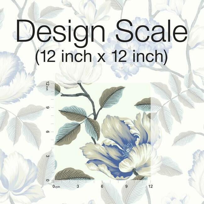 morning-garden-wallpaper-white-york-wallcoverings-gr5903 - York Wallcoverings Wallpaper