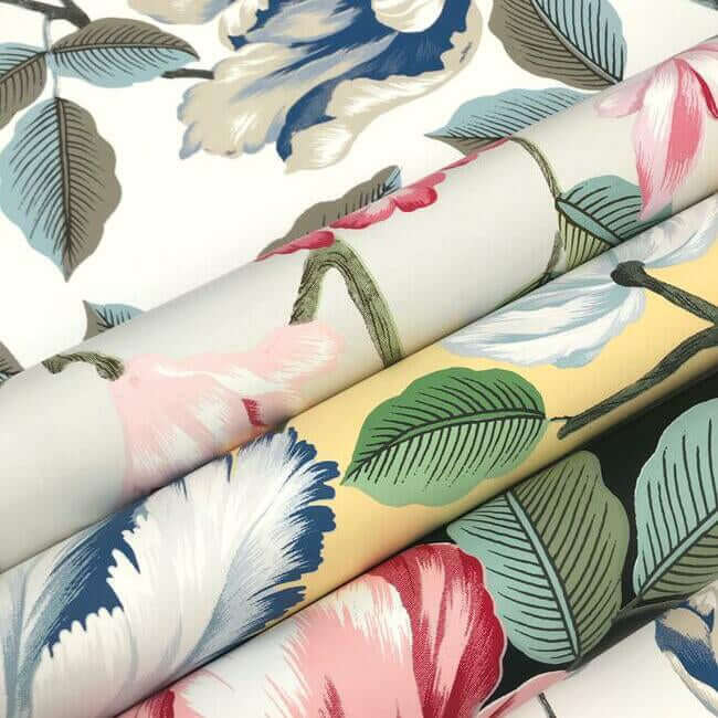 morning-garden-yellow-wallpaper-york-wallcoverings-gr5904 - York Wallcoverings Wallpaper