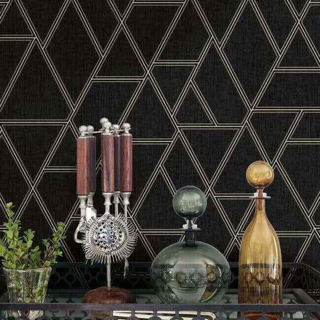 Pathways Grey Wallpaper - York Wallcoverings - GR5914 - York Wallcoverings Wallpaper