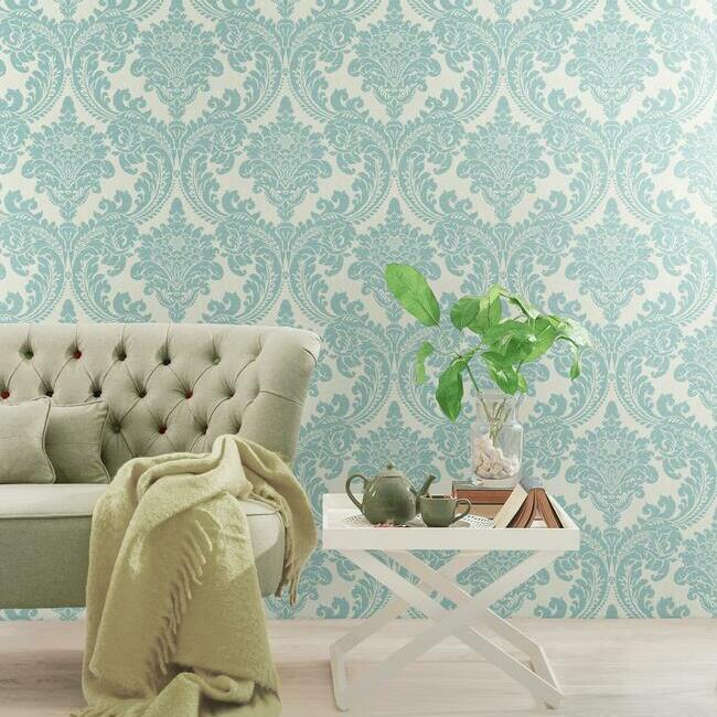 tapestry-damask-wallpaper-teal-york-wallcoverings-gr6025