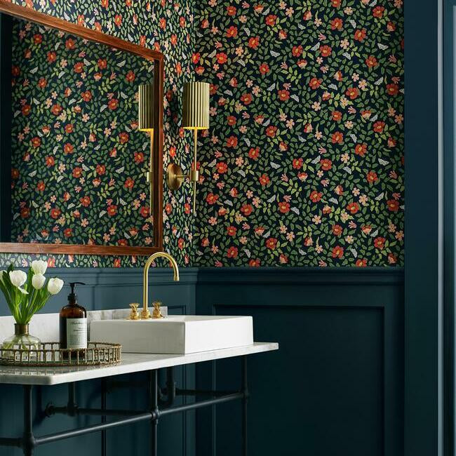 primrose-premium-peel-stick-wallpaper-rose-and-navy-york-wallcoverings-psw1314rl