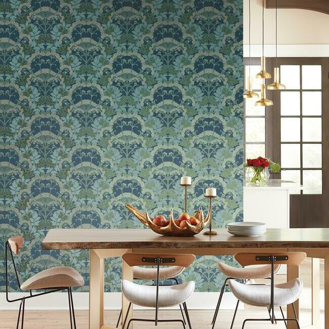 yarrow-nouveau-wallpaper-blue-mix-green-york-wallcoverings-nv5558