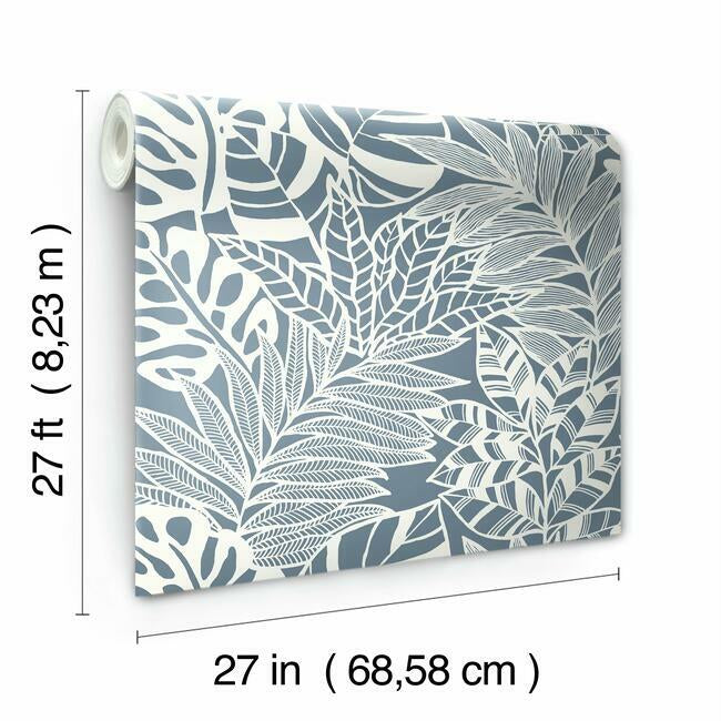 jungle-leaves-wallpaper-blue-york-wallcoverings-ss2576
