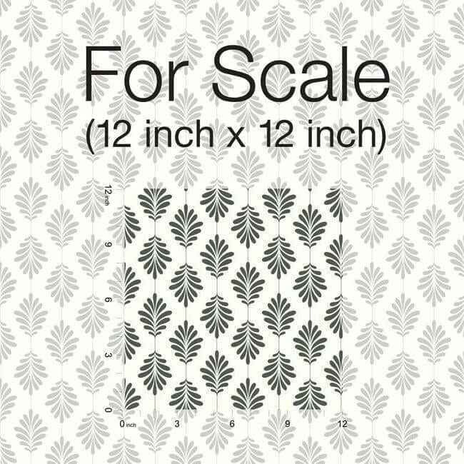 Leaflet Wallpaper Black White - York Wallcoverings - SS2549 - York Wallcoverings Wallpaper