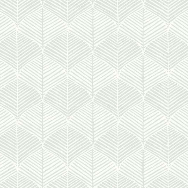 palm-thatch-white-grey-wallpaper-york-wallcoverings-ss2565 - York Wallcoverings Wallpaper