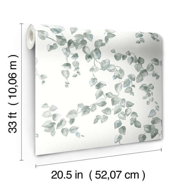 creeping-fig-vine-sage-wallpaper-york-wallcoverings-fh4037 - York Wallpaper Wallpaper
