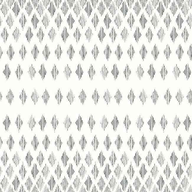 Diamond Ombre Wallpaper Blackwhite - York Wallcoverings - FH4041 - York Wallcoverings Wallpaper