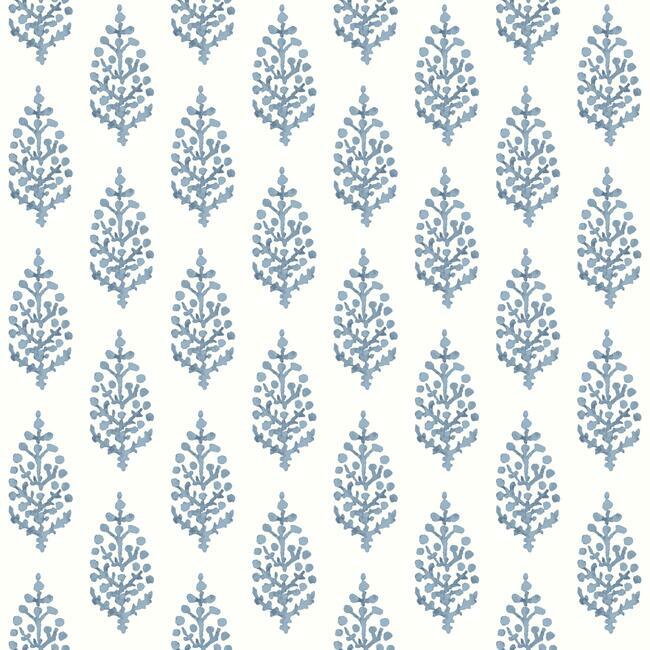paisley-on-calico-wallpaper-blue-york-wallcoverings-fh4068