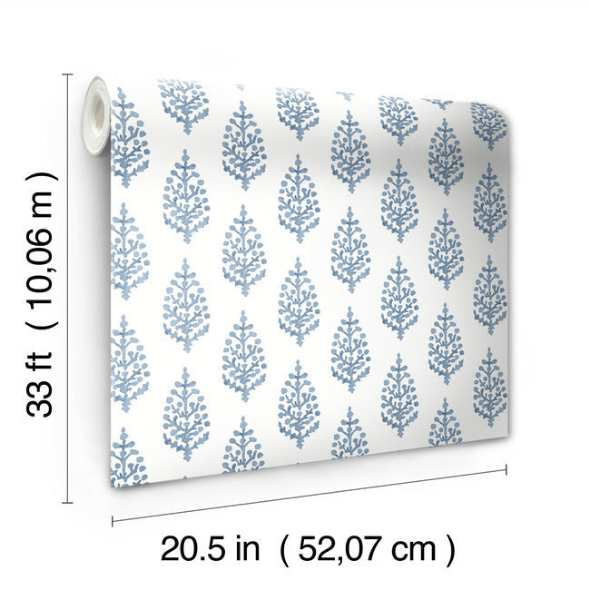 paisley-on-calico-wallpaper-blue-york-wallcoverings-fh4068
