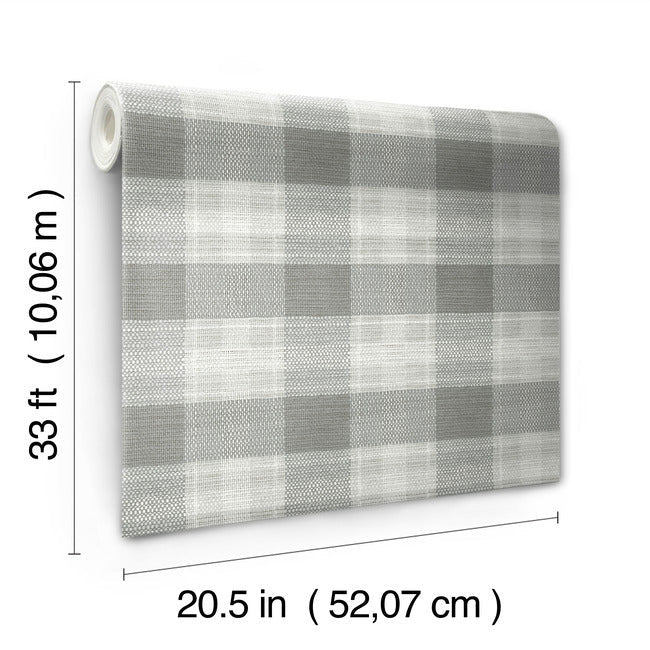 woven-buffalo-check-wallpaper-grey-york-wallcoverings-fh4081