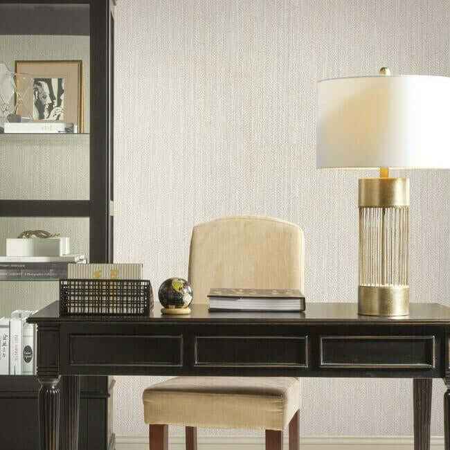 Chevron Channel White Wallpaper - York Wallcoverings - 6440 - York Wallcoverings Wallpaper