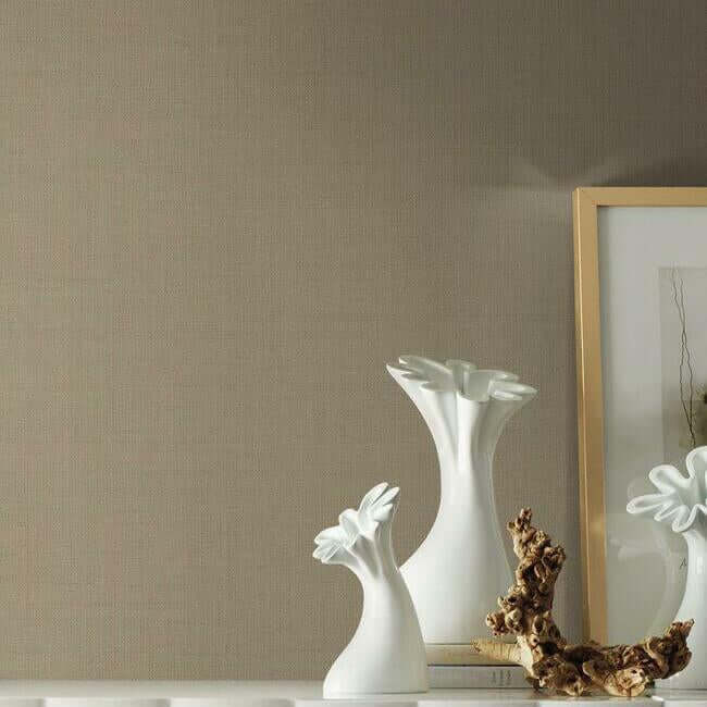 gesso-weave-wallpaper-camel-york-wallcoverings-5983 - York Wallcoverings Wallpaper