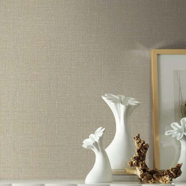 gesso-weave-wallpaper-sand-york-wallcoverings-5981 - York Wallcoverings Wallpaper