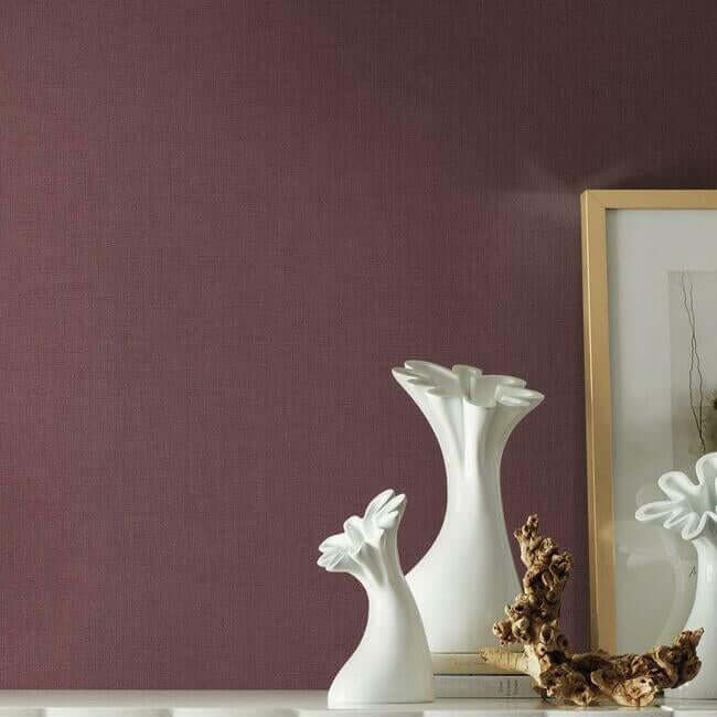 gesso-weave-burgundy-wallpaper-york-wallcoverings-5955 - York Wallpaper Wallpaper