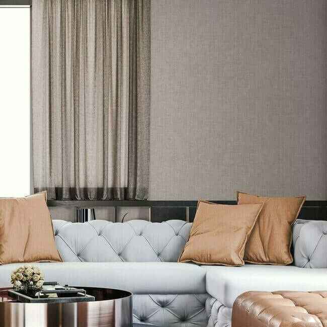Gunny Sack Texture Grey Wallpaper - York Wallcoverings - 5552 - York Wallcoverings Wallpaper