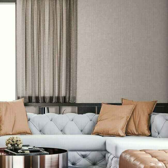 Gunny Sack Texture Taupe Wallpaper - York Wallcoverings - 5553 - York Wallcoverings Wallpaper
