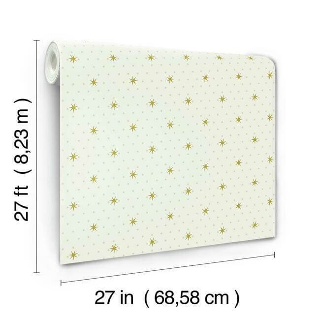 stella-star-wallpaper-cream-york-wallcoverings-sp1500 - York Wallcoverings Wallpaper