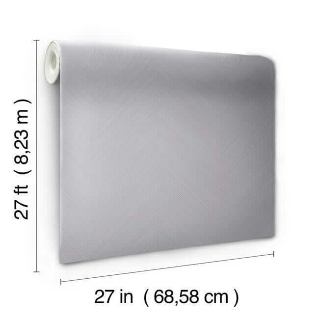 lavender-grey-swept-chevron-wallpaper-york-wallcoverings-sr1601 - York Wallcoverings Wallpaper