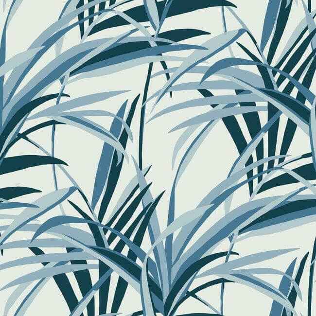 Tropical Paradise Wallpaper Blueswhite - York Wallcoverings - TC2602 - York Wallcoverings Wallpaper