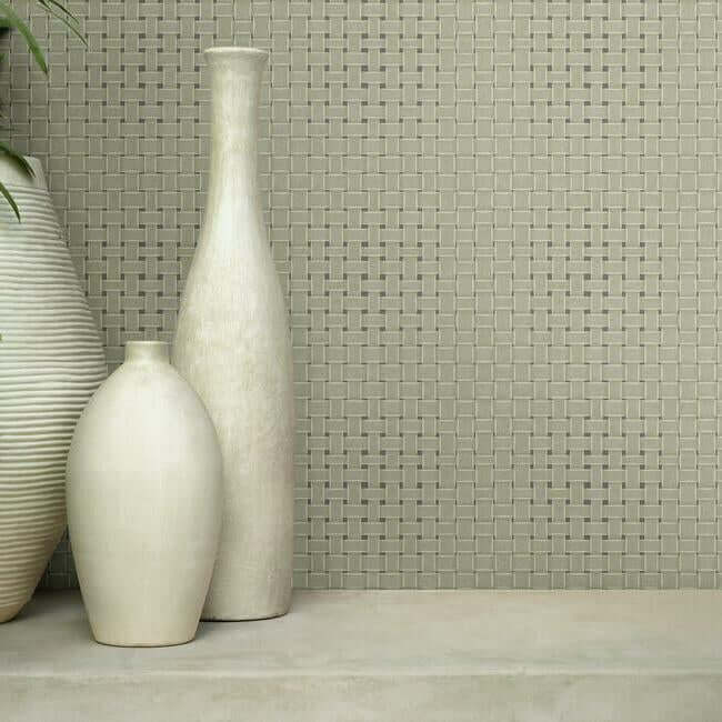 paradise-island-weave-green-wallpaper-york-wallcoverings-tc2613 - York Wallpaper Wallpaper