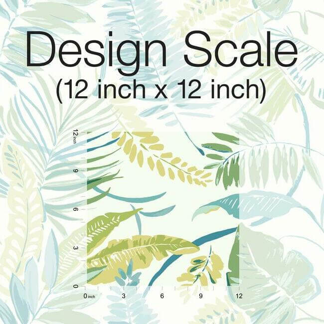 tropical-toss-aqua-yellow-wallpaper-york-wallcoverings-tc2626 - York Wallpaper Wallpaper