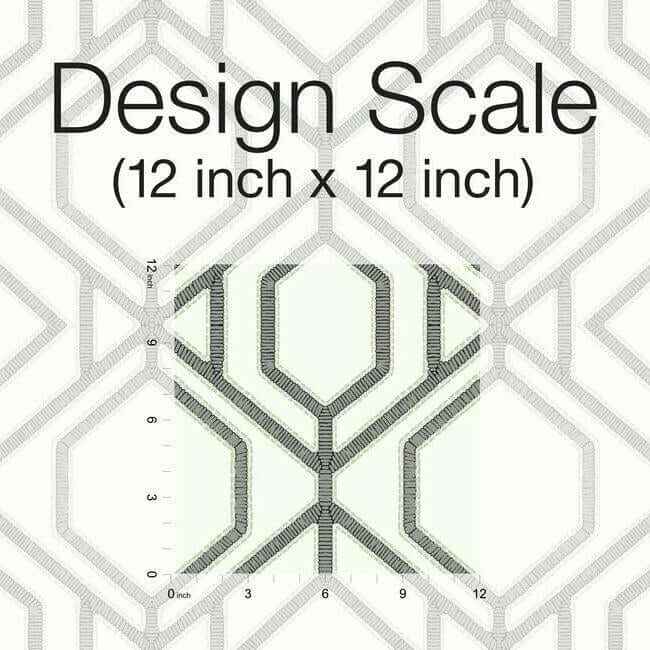 Sawgrass Trellis White & Grey Wallpaper - York Wallcoverings - TC2632 - York Wallcoverings Wallpaper
