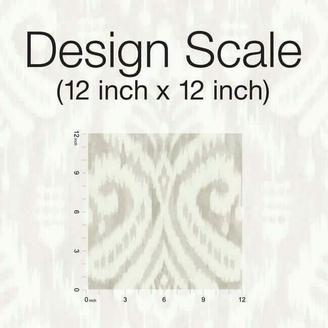 hawthorne-ikat-wallpaper-taupe-york-wallcoverings-tc2642 - York Wallcoverings Wallpaper