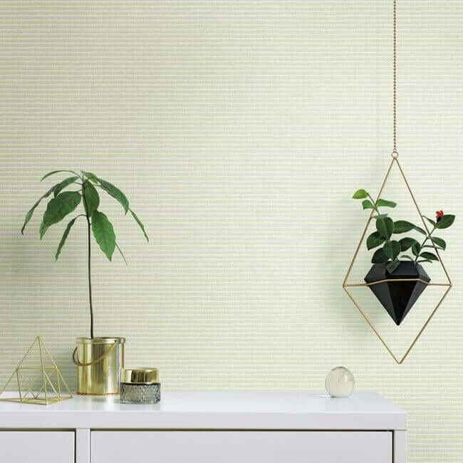 boucle-yellow-wallpaper-york-wallcoverings-tc2664 - York Wallpaper Wallpaper