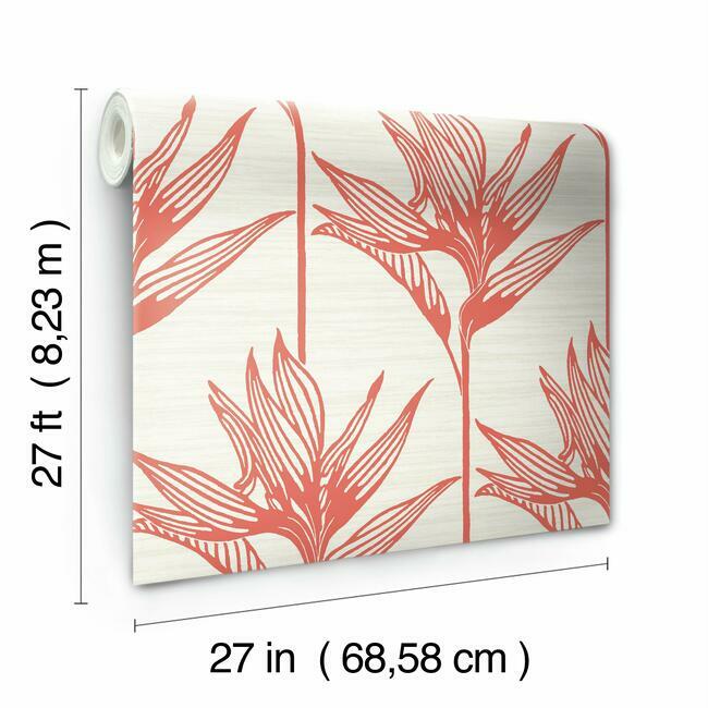 bird-of-paradise-wallpaper-coral-york-wallcoverings-tc2676