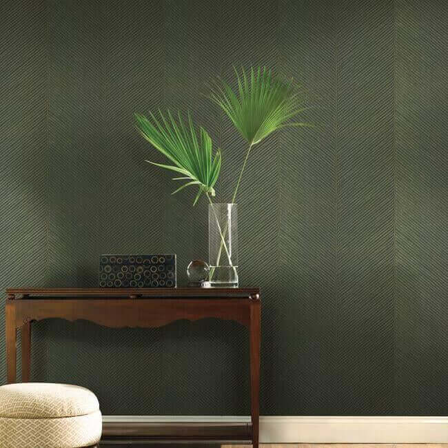 palm-chevron-wallpaper-york-wallcoverings-tc2693 - York Wallcoverings Wallpaper