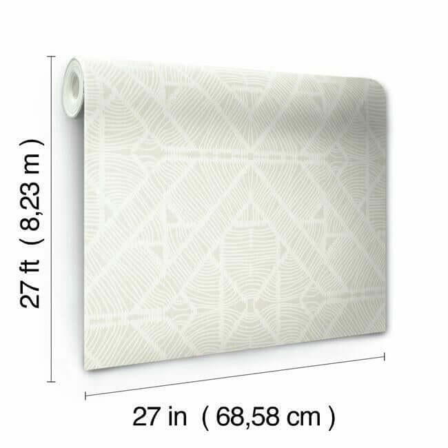 diamond-macrame-wallpaper-beige-york-wallcoverings-tc2702 - York Wallcoverings Wallpaper