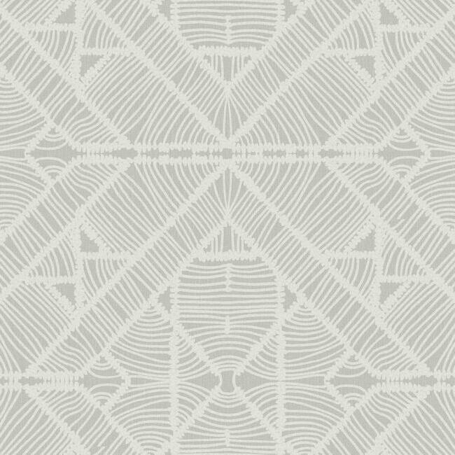 diamond-macrame-wallpaper-grey-york-wallcoverings-tc2701 - York Wallcoverings Wallpaper