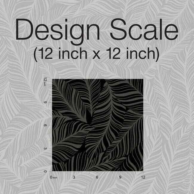 Rainforest Canopy Black Wallpaper - York Wallcoverings - TC2712 - York Wallcoverings Wallpaper